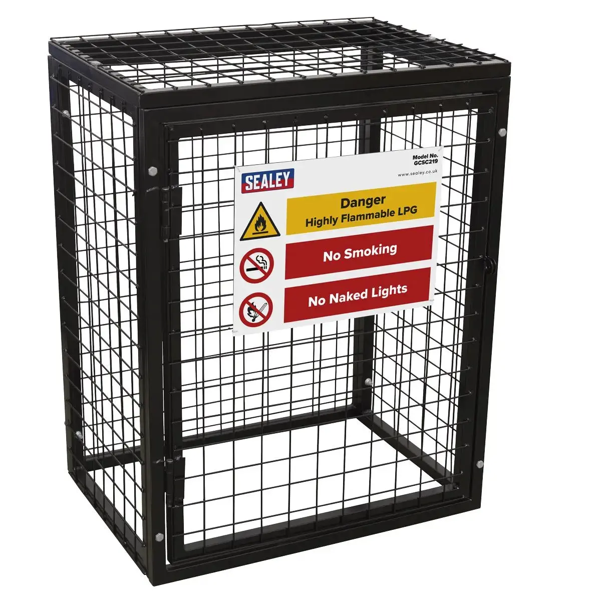 Sealey Safety Cage - 2 X 19Kg Gas Cylinders 1