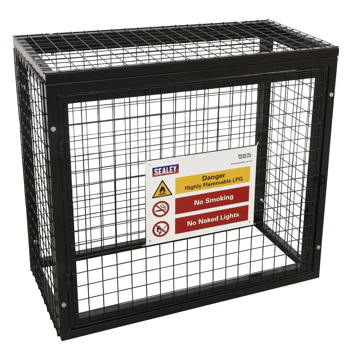 Sealey Gas Cylinder Safety Cage - 3 X 19Kg Gas Cylinders 1