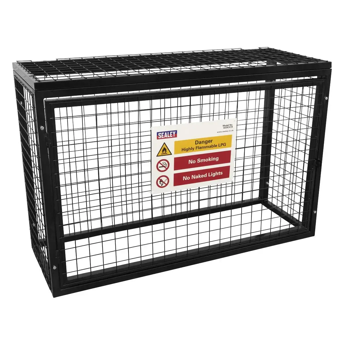 Sealey Gas Cylinder Safety Cage - 4 X 19Kg Gas Cylinders 1