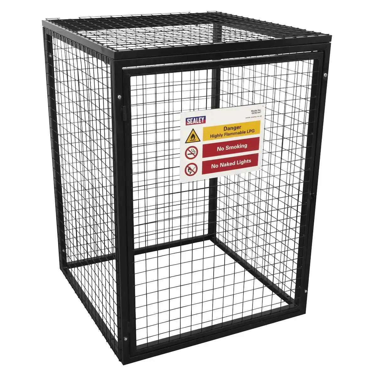 Sealey Gas Cylinder Safety Cage - 4 X 47Kg Gas Cylinders 1