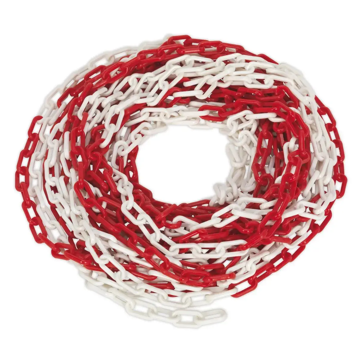 Sealey Safety Chain Red/White 25M X 6Mm 1