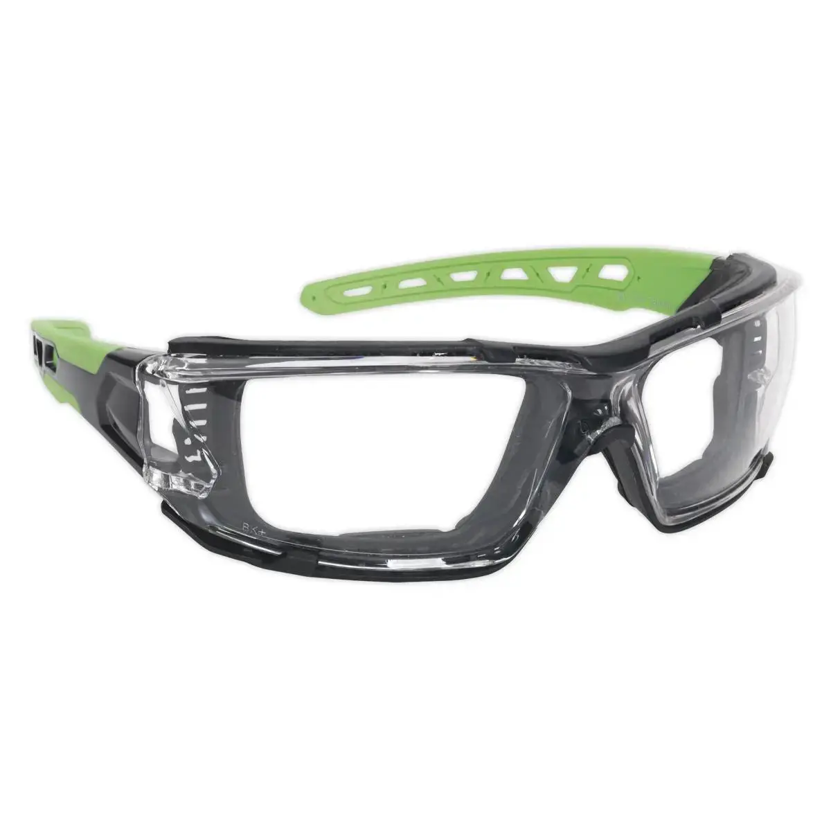 Sealey Safety Spectacles With Eva Foam Lining Wraparound Lightweight Clear Lens 1