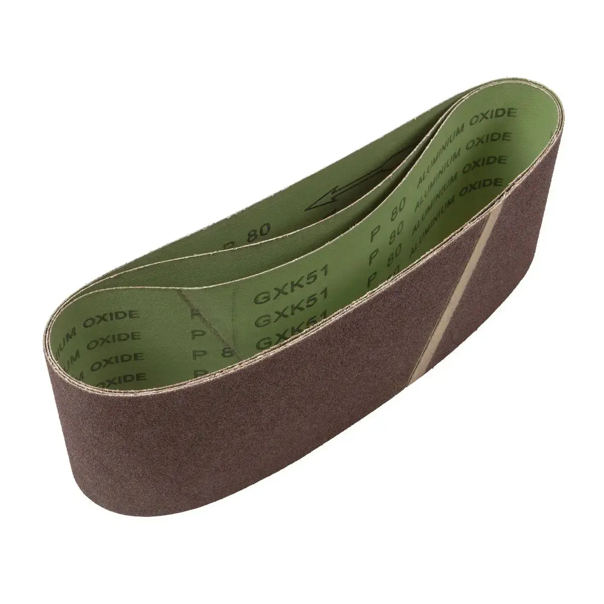 Sealey Sanding Belt 100 X 610Mm 80Grit - Pack Of 3 1