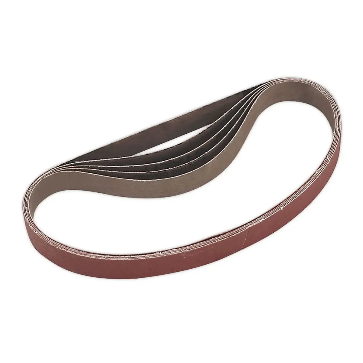 Sealey Sanding Belt 20 X 520Mm 120Grit Pack Of 5 1