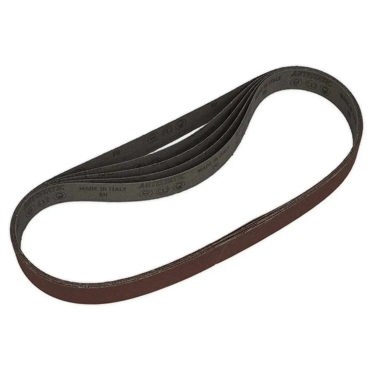 Sealey Sanding Belt 25 X 762Mm 80Grit Pack Of 5 1