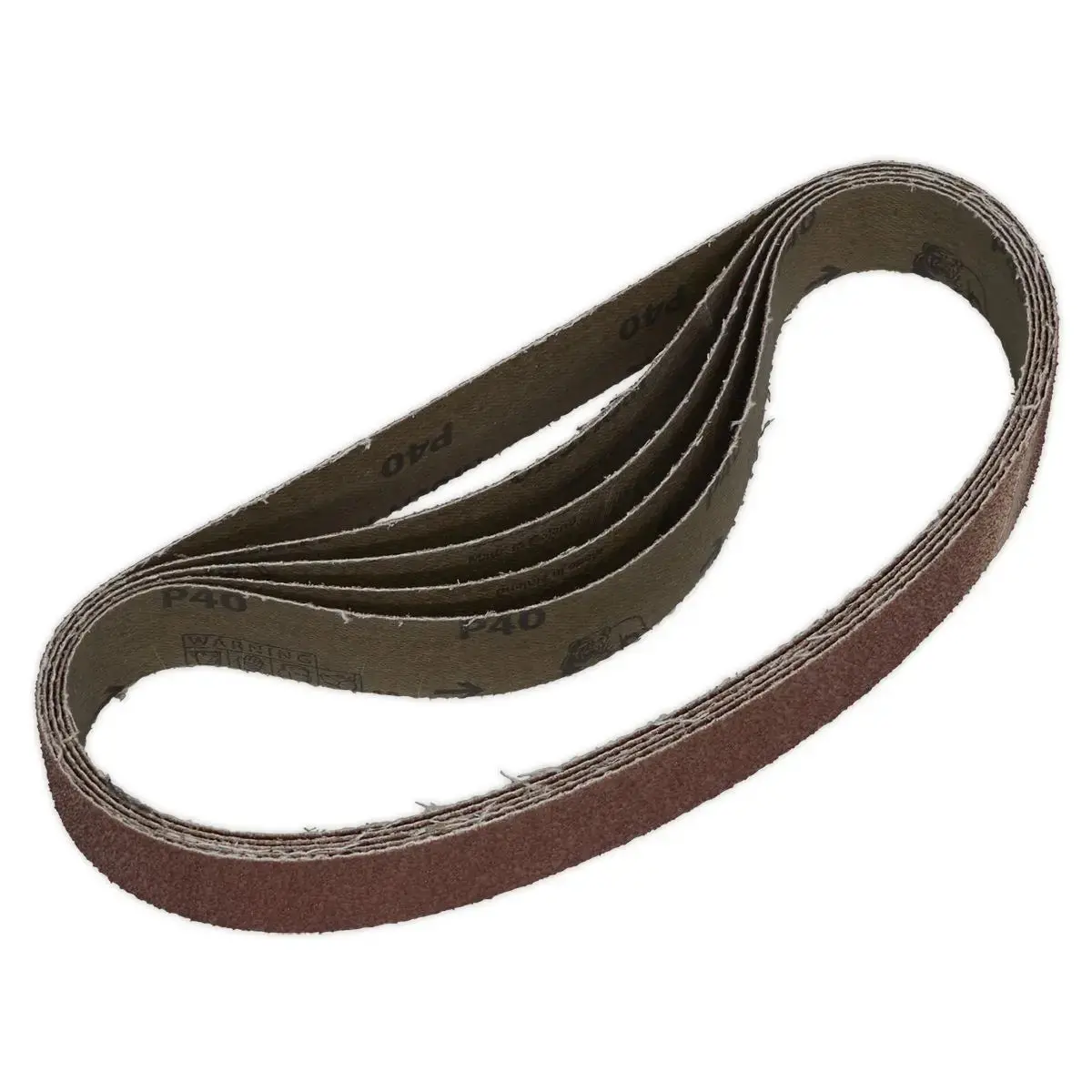 Sealey Sanding Belt 30 X 540Mm 40Grit Pack Of 5 1