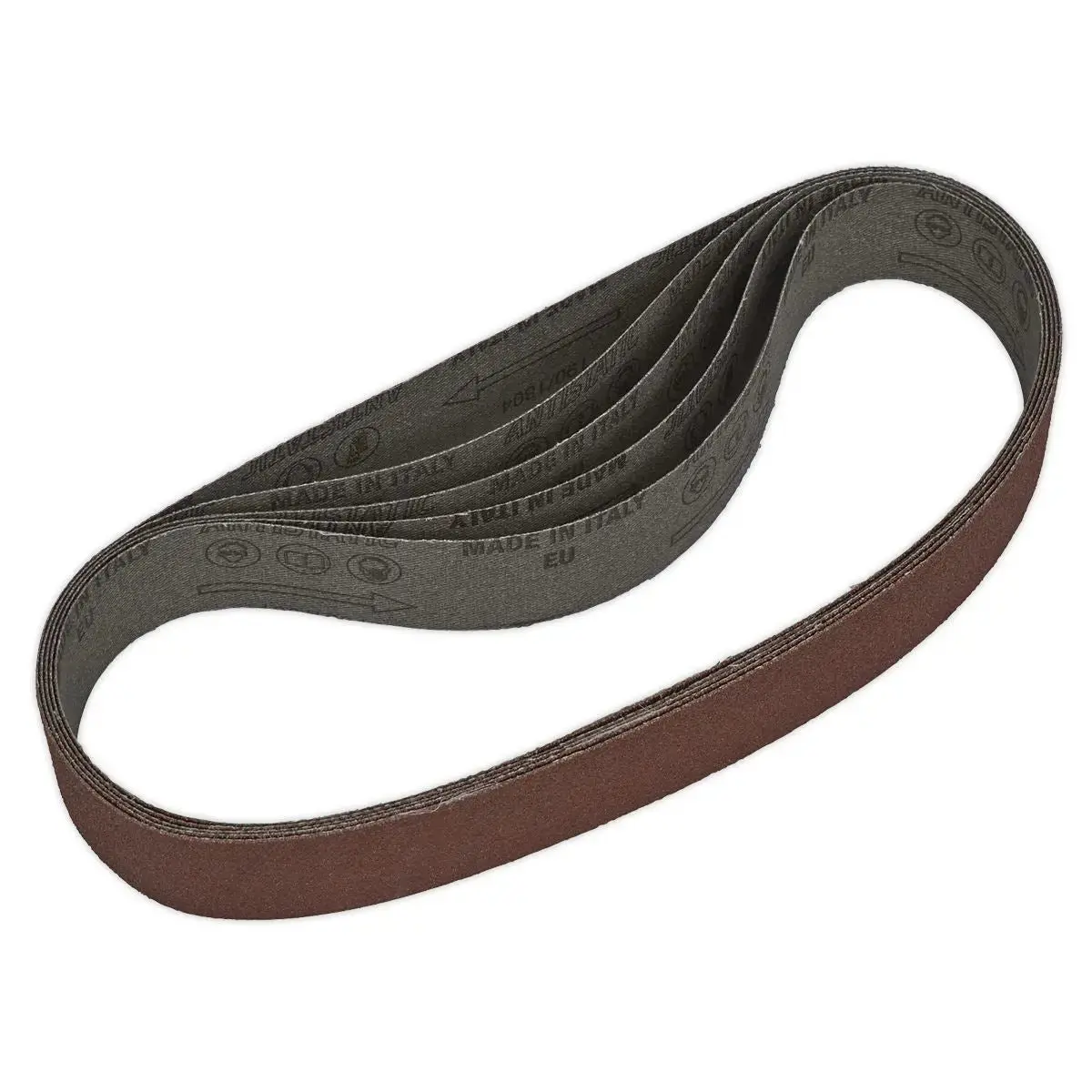 Sealey Sanding Belt 30 X 540Mm 80Grit Pack Of 5 1