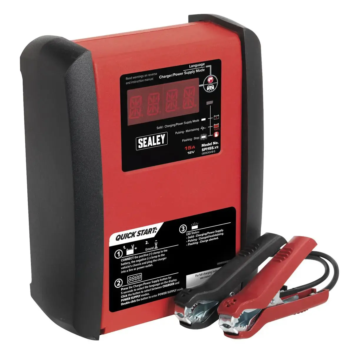 Sealey Schumacher 15Amp 12V Intelligent Battery Charger 1