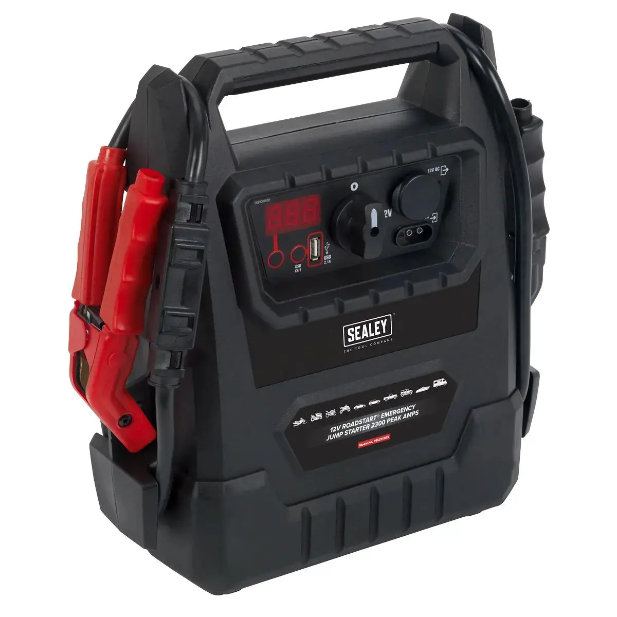 Sealey Schumacher Roadstart Emergency Jump Starter 12V 2300 Peak Amps Dekra Approved 1