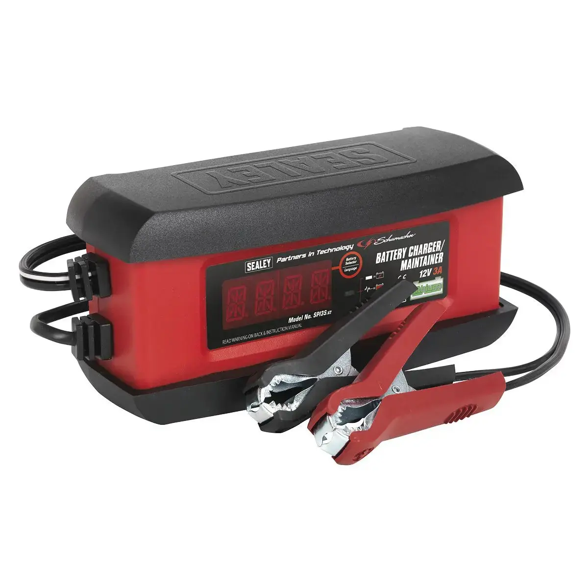Sealey Schumacher Schumacher® Intelligent Lithium Battery Charger/Maintainer 3Amp 12V 1