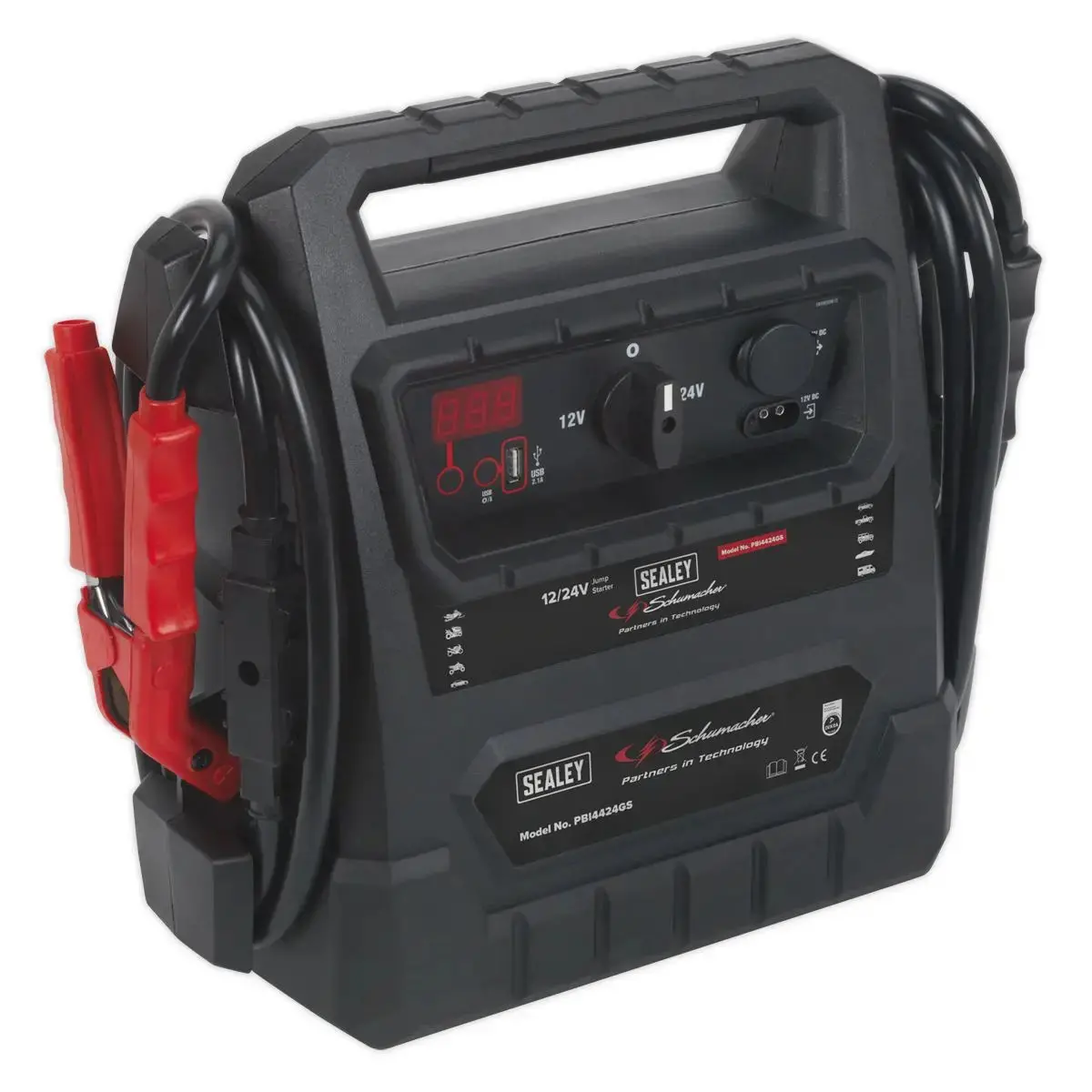 Sealey Schumacher Schumacher® Roadstart® Emergency Jump Starter 12/24V 4600 Peak Amps - Dekra Approved 1