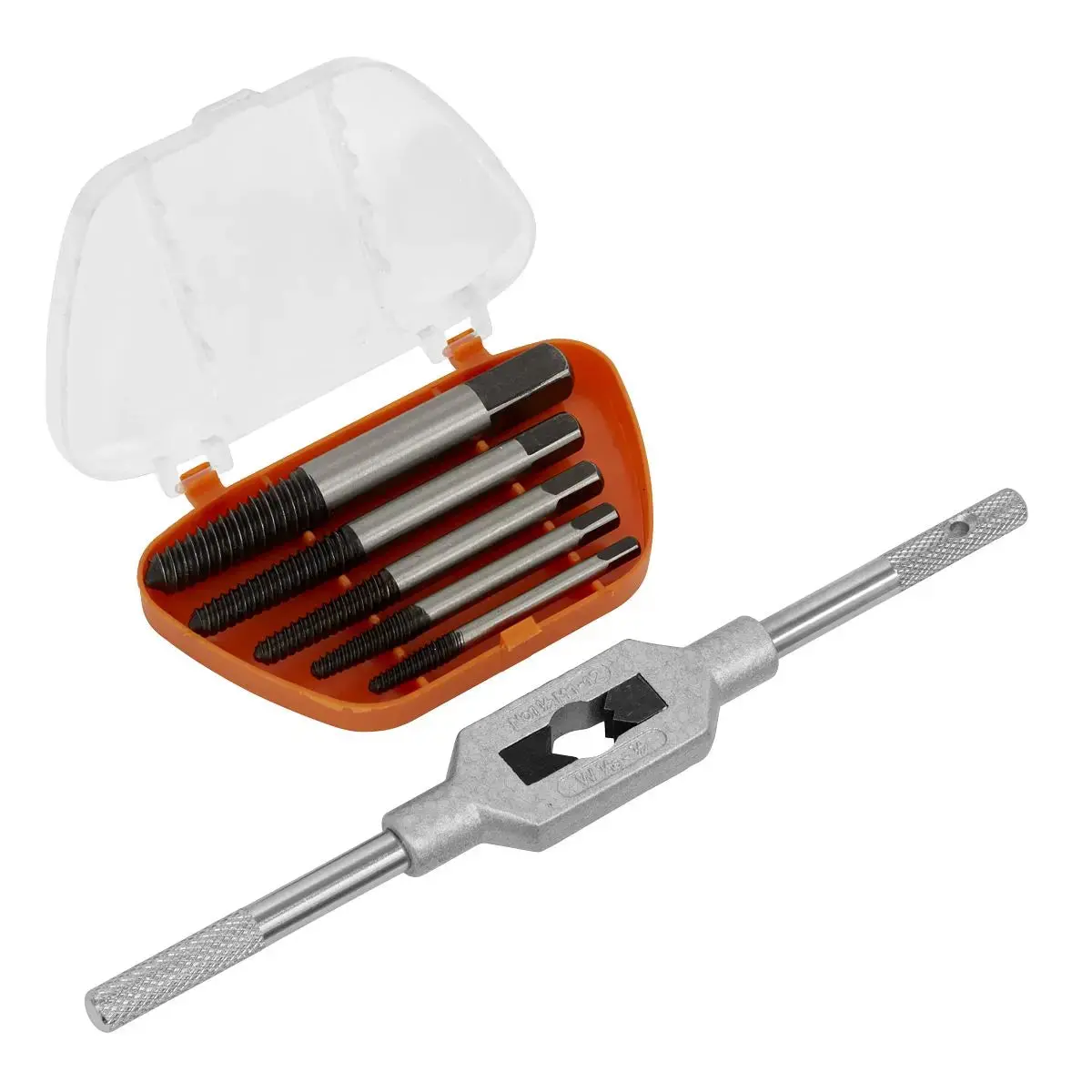 Sealey Screw Extractor Set With Wrench 6Pc Helix Type 1