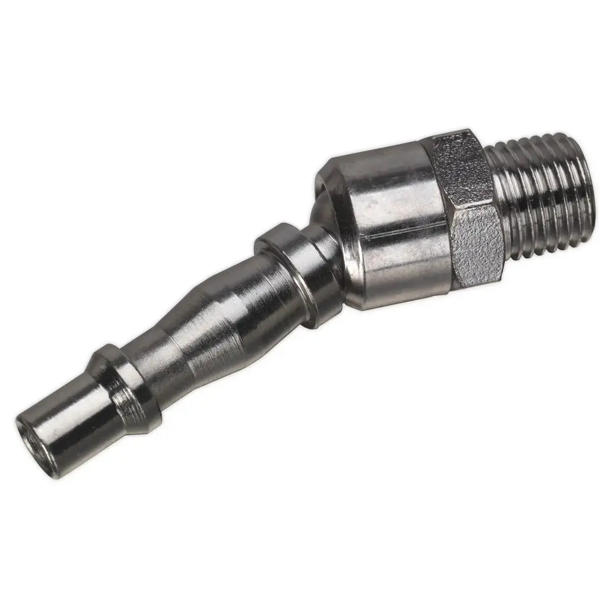 Sealey Screwed Swivel Male Bayonet Adaptor 1/4" Bspt Air Coupler Quick Coupling 1