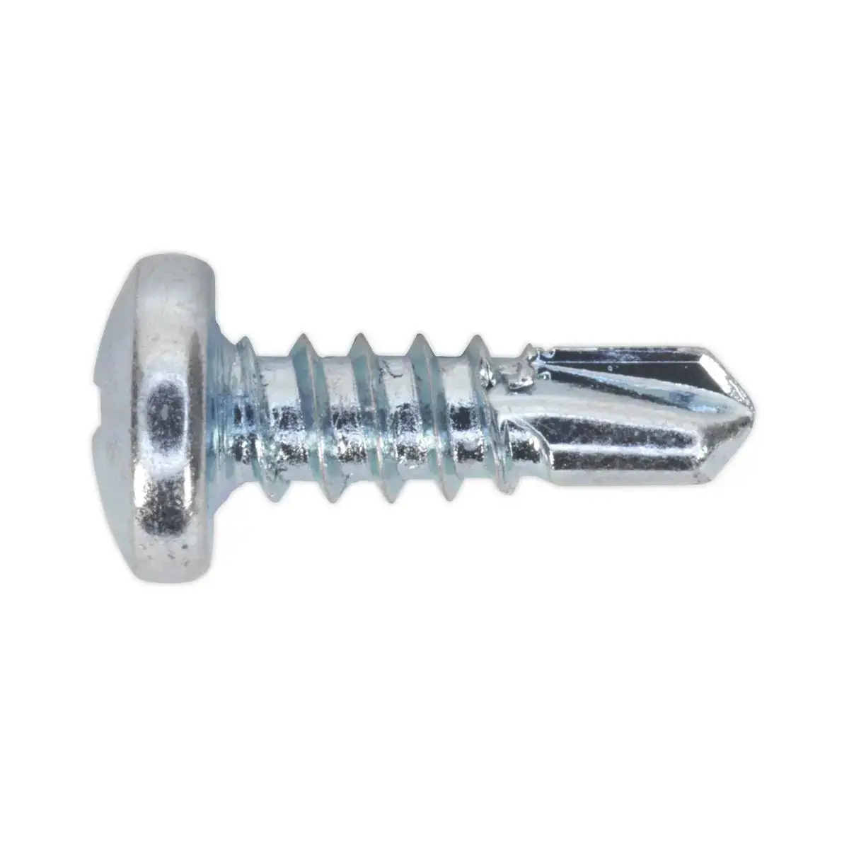 Sealey Self-Drilling Screw 4.2 X 13Mm Pan Head Phillips Zinc Pack Of 100 1