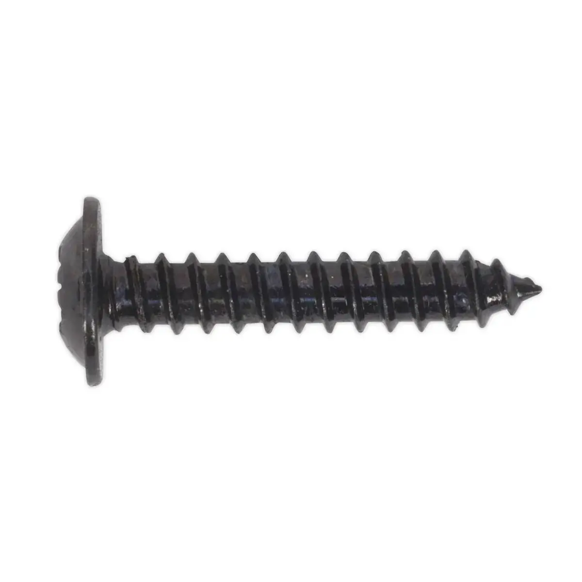 Sealey Self-Tapping Screw 3.5 X 19Mm Flanged Head Black Pozi Pack Of 100 1