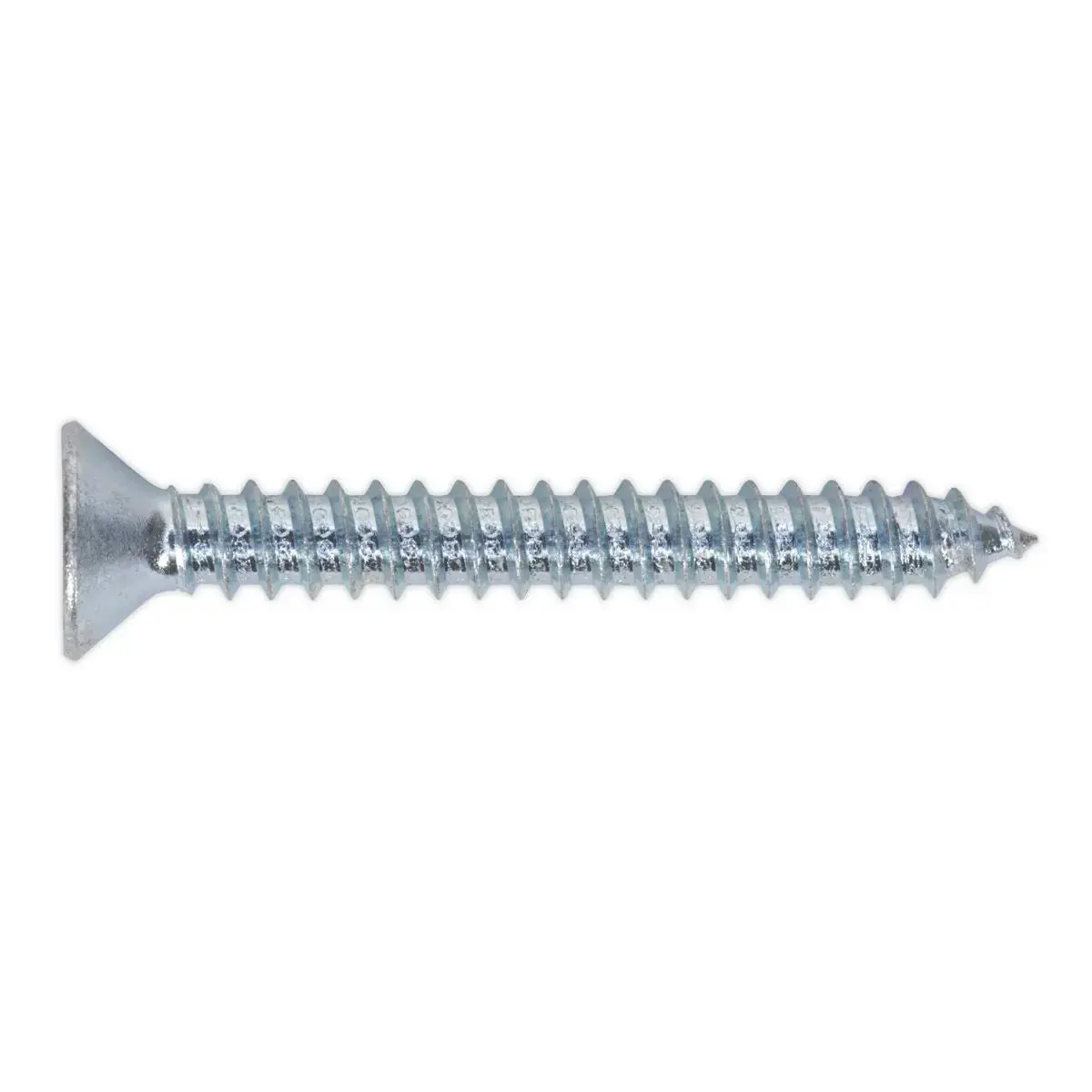Sealey Self Tapping Screw 4.8 X 38Mm Countersunk Pozi Pack Of 100 1