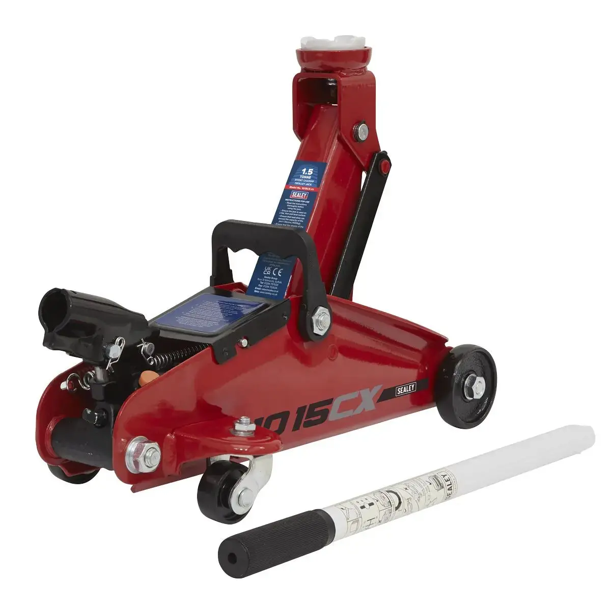 Sealey Short Chassis Trolley Jack 1.5 Tonne 1