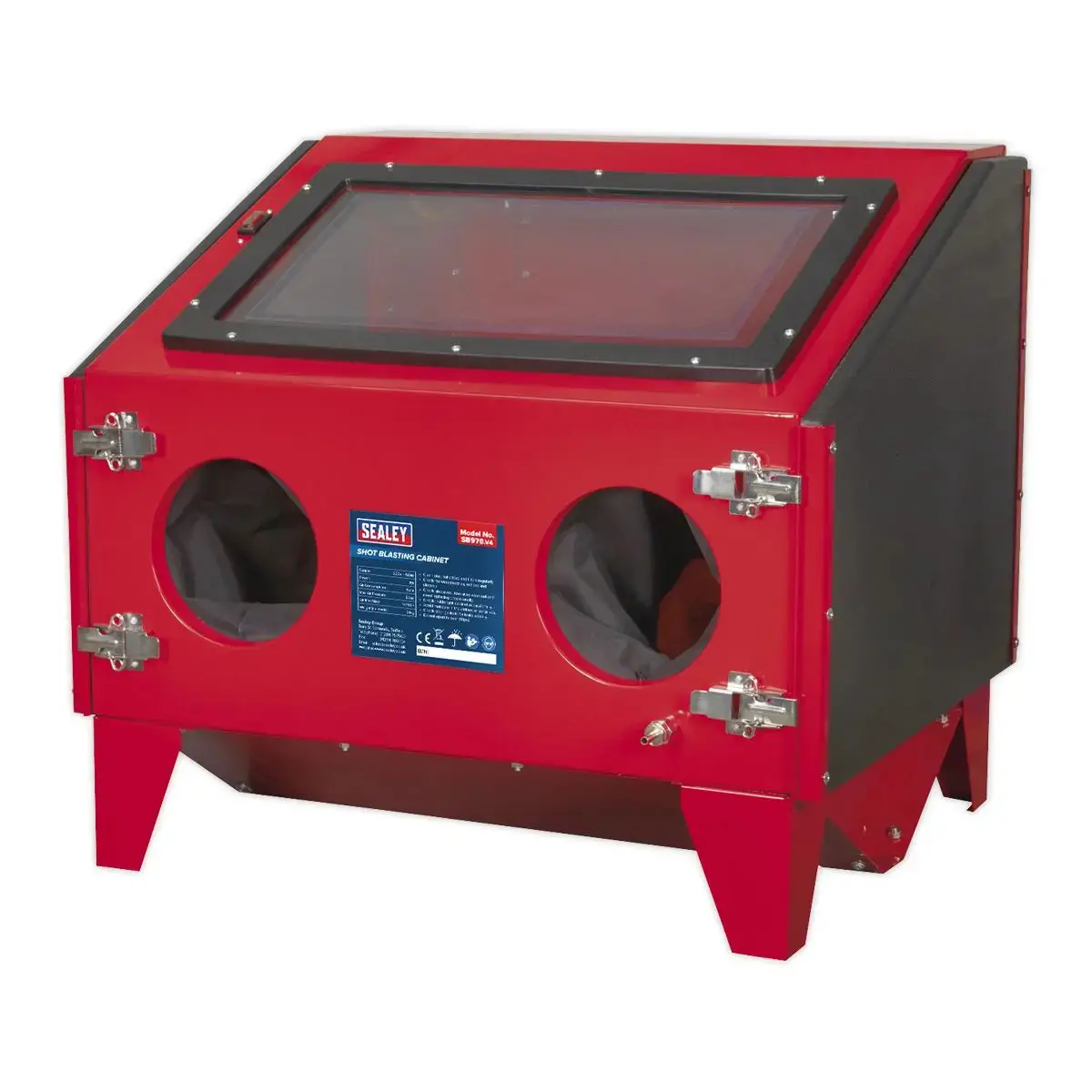 Sealey Shot Blasting Cabinet Double Access 695 X 580 X 625Mm 1