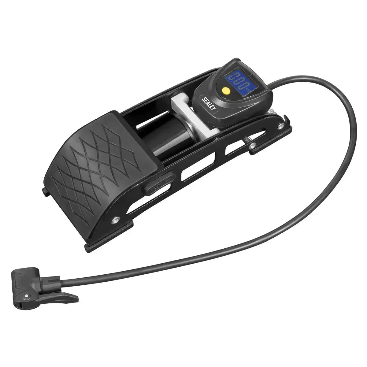 Sealey Single Barrel Digital Foot Pump 1