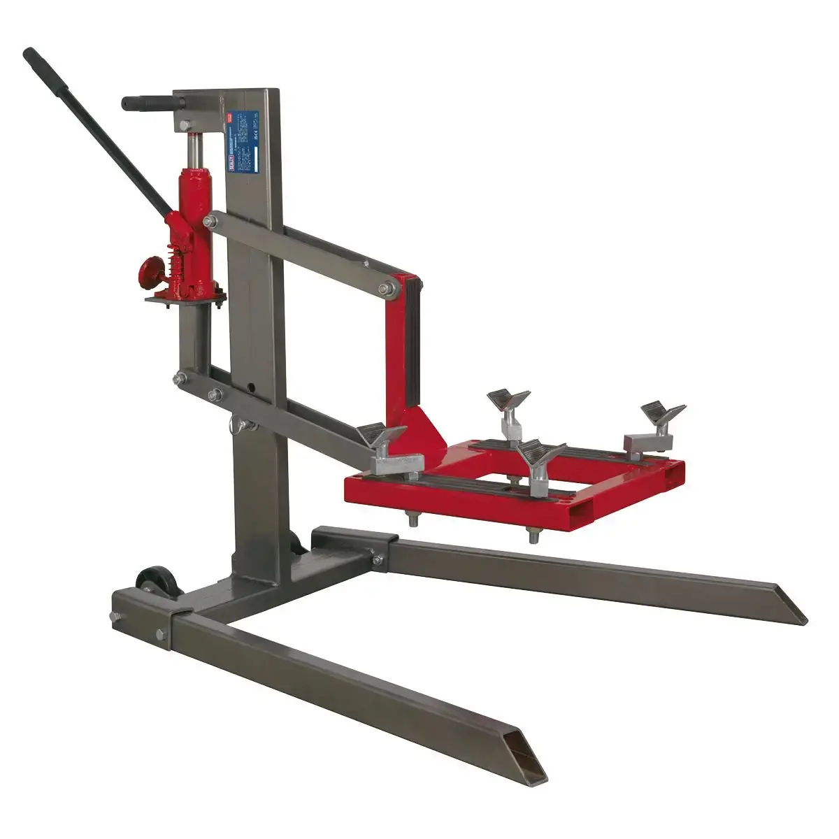 Sealey Single Post Hydraulic Portable Motorcycle Lift 450Kg Capacity 1