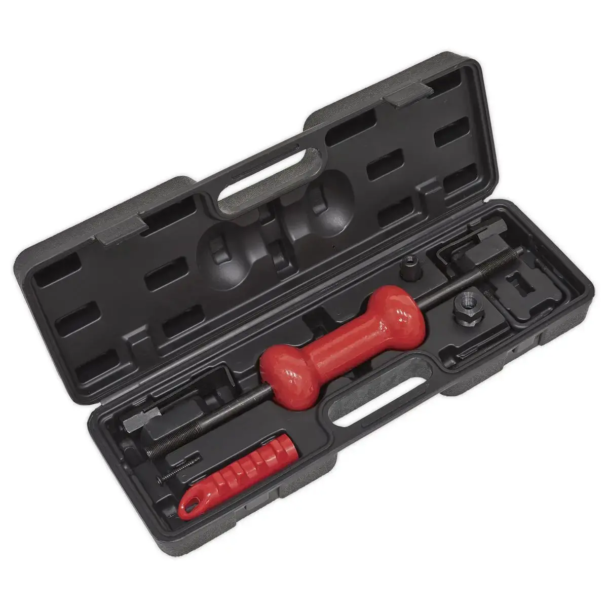 Sealey Slide Hammer Kit Carry Case Hooks Adaptor Screws Dent Panel Puller 9Pc 1