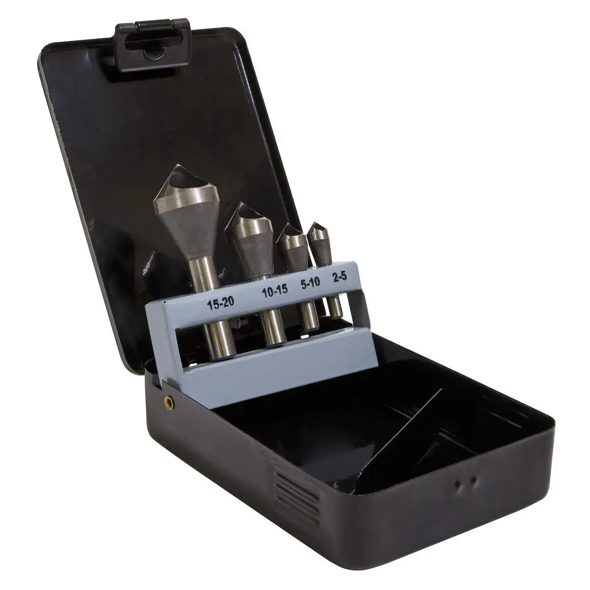 Sealey Slotted Deburring Countersink Drill Bit Set 4Pc 90° 1