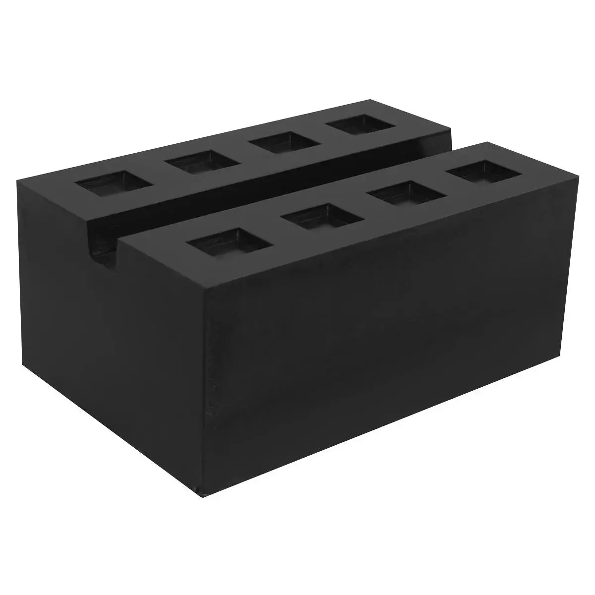 Sealey Slotted Rubber Support Block For Viking Jacking Beams 80Mm 1