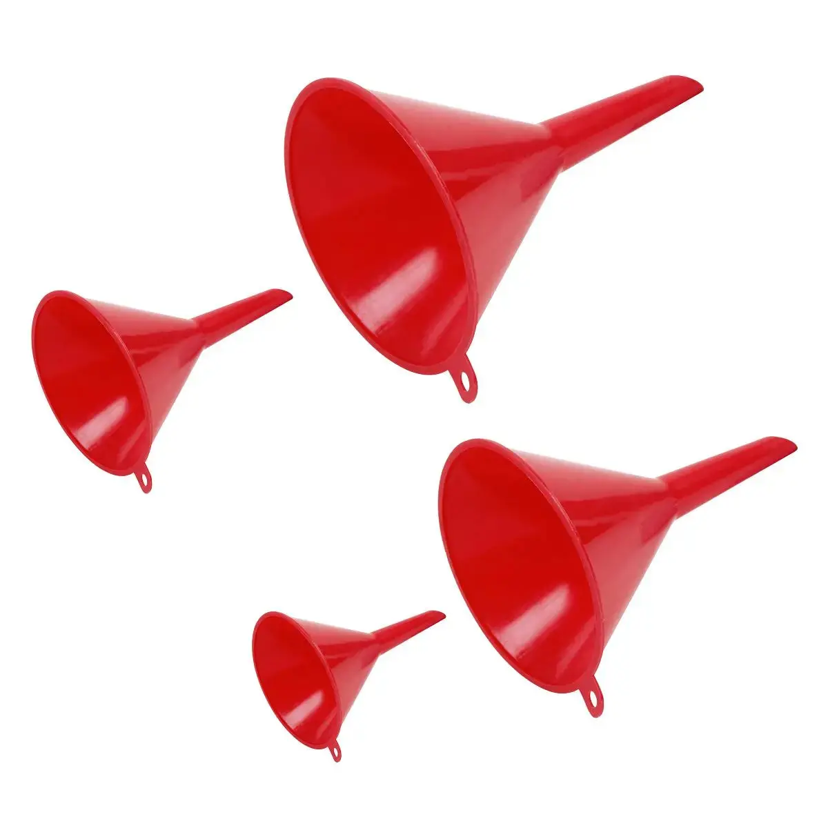 Sealey Small Funnel Set 4Pc Economy Fixed Spout 1