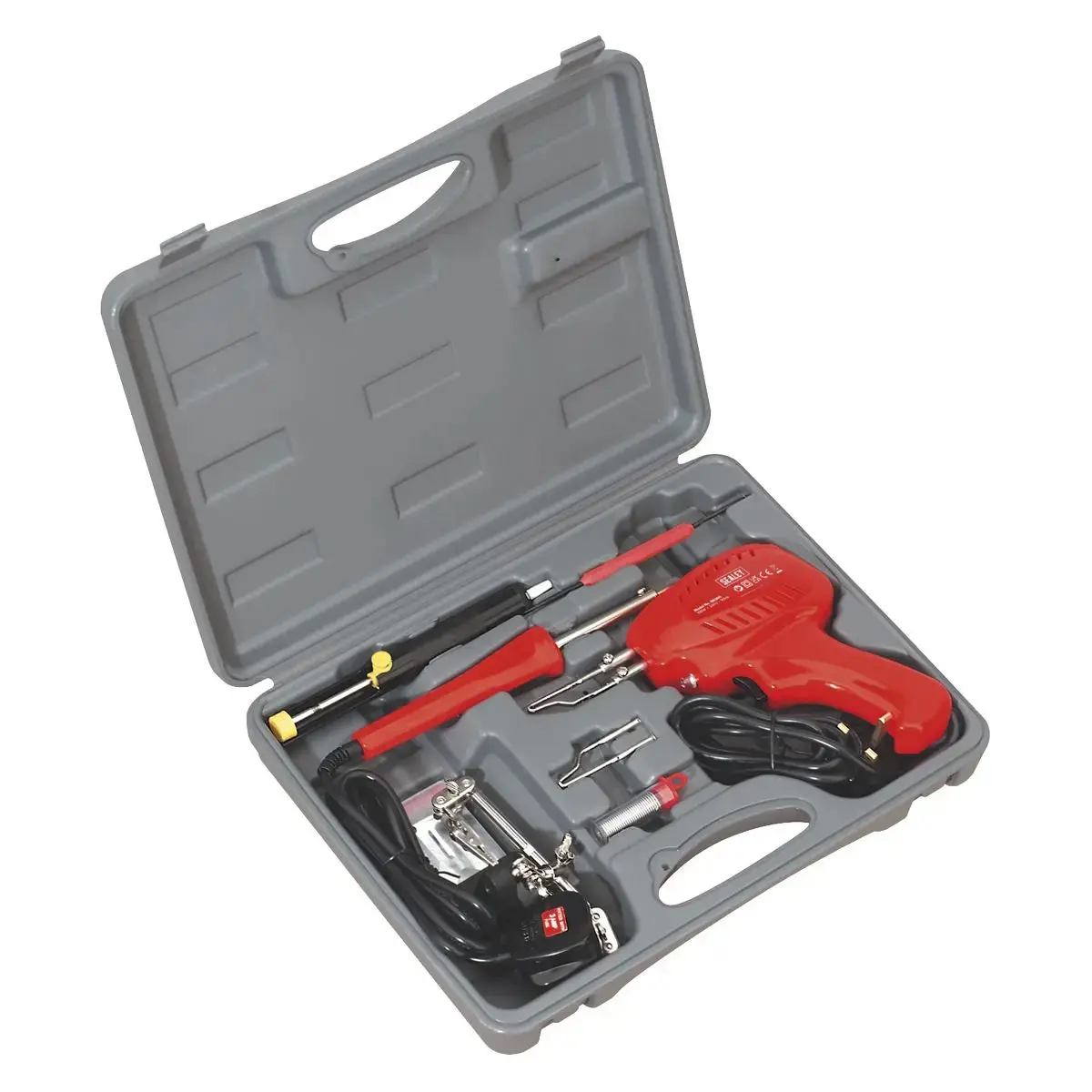 Sealey Soldering Gun/Iron Kit 8Pc 230V 1
