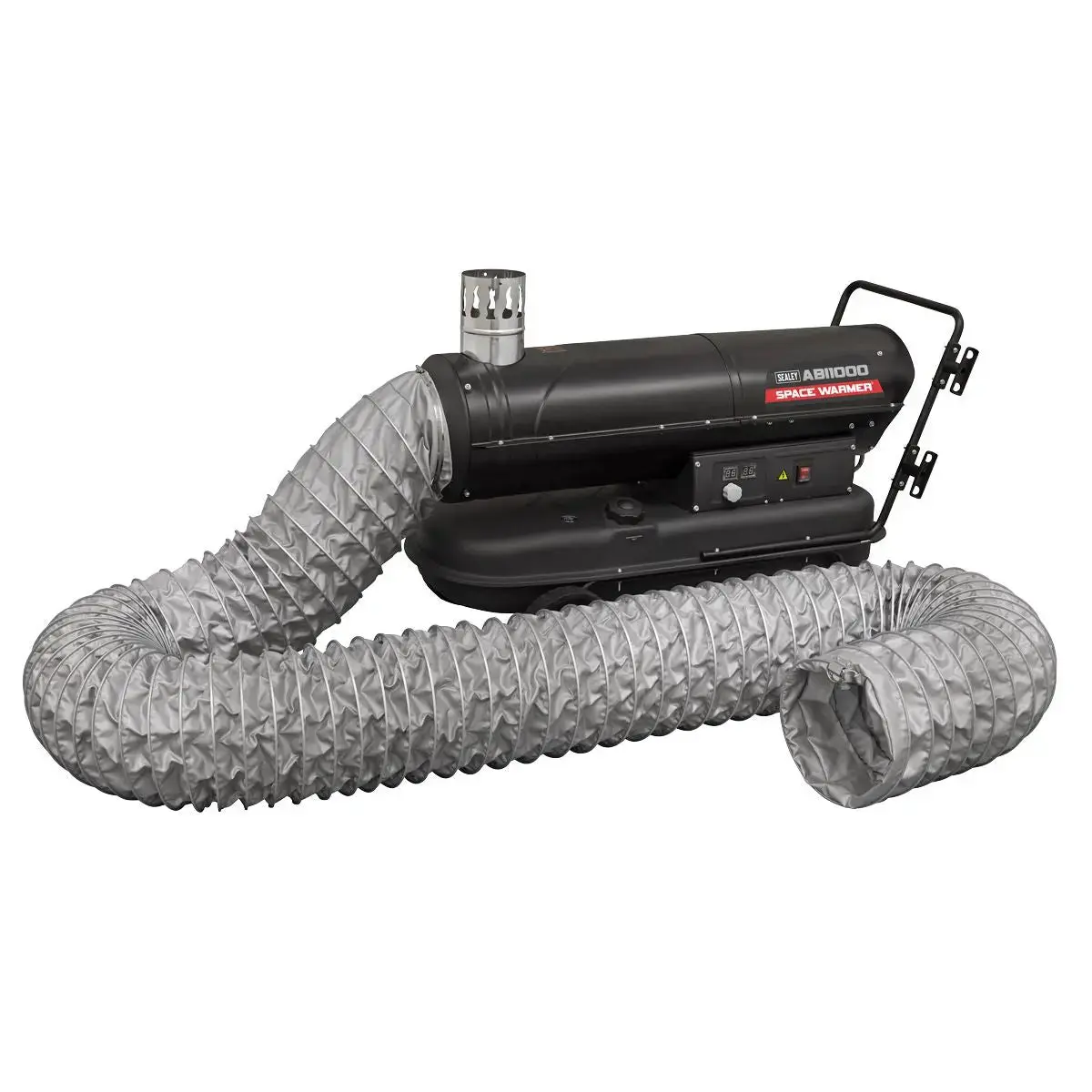 Sealey Space Warmer® Indirect Kerosene/Diesel Heater 102,000Btu/Hr With 5M Ducting 1