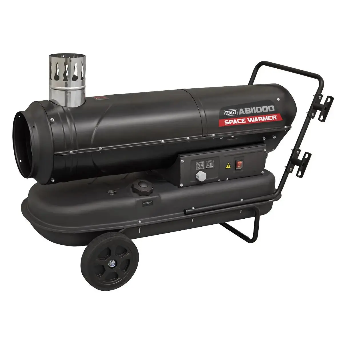 Sealey Space Warmer® Indirect Kerosene/Diesel Heater With Wheels 102,000Btu/Hr 1