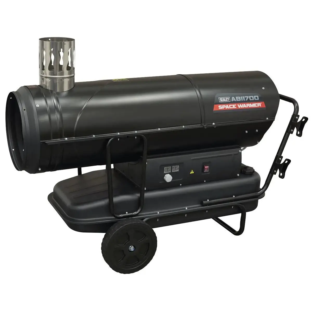 Sealey Space Warmer® Indirect Kerosene/Diesel Heater With Wheels 170,000Btu/Hr 1