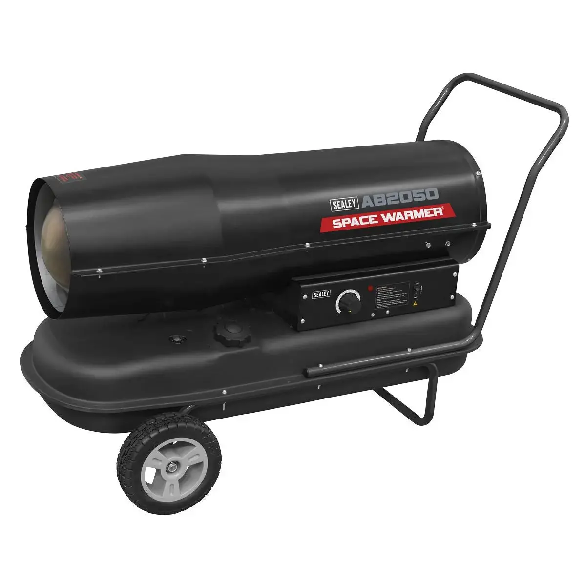 Sealey Space Warmer® Kerosene/Diesel Heater 205,000Btu/Hr With Wheels 1