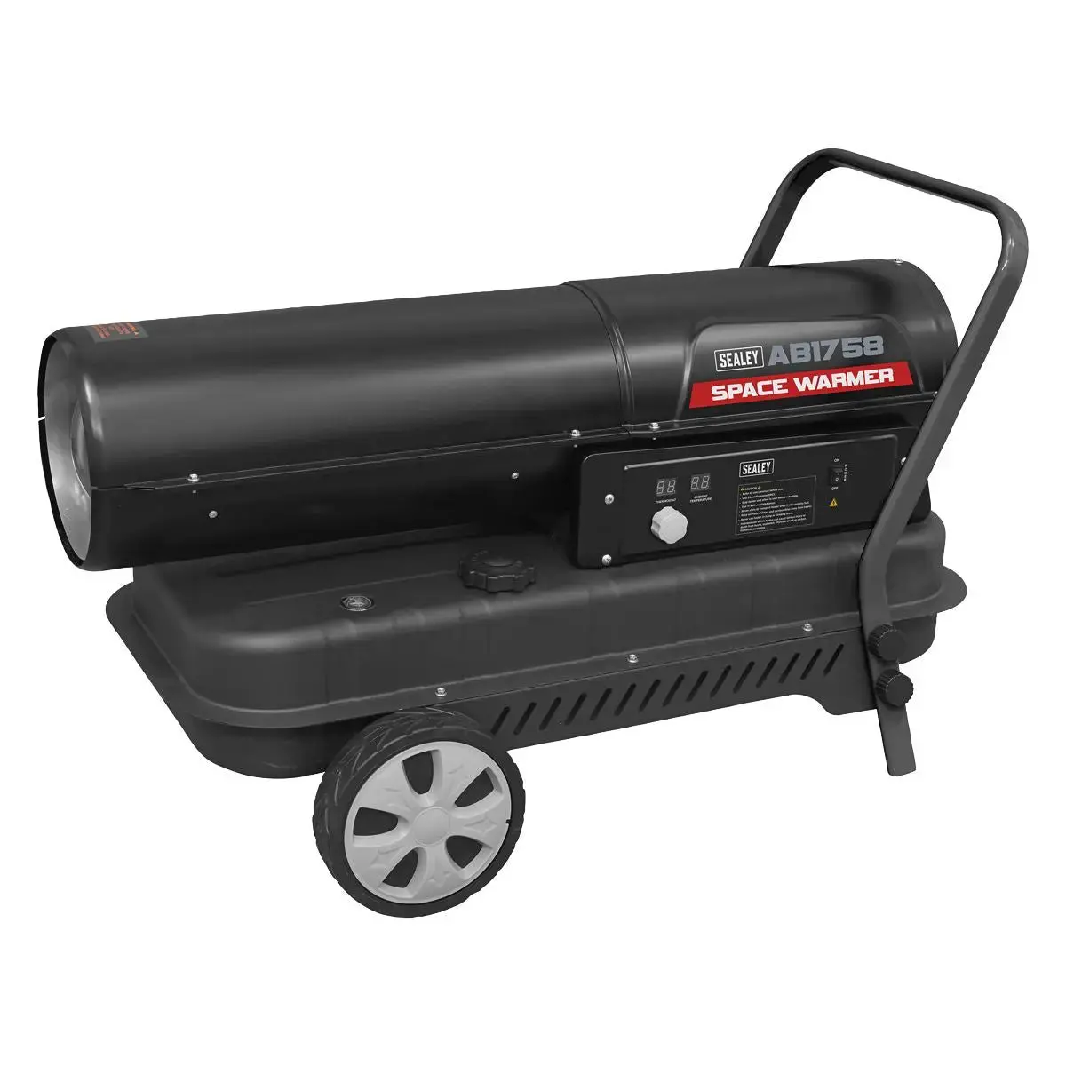 Sealey Space Warmer® Kerosene/Diesel Heater With Wheels 175,000Btu/Hr 1