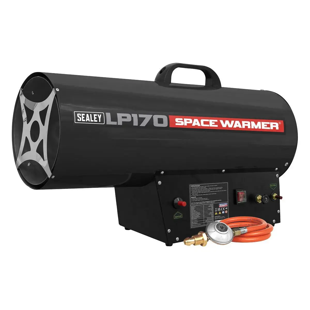 Sealey Space Warmer® Propane Heater 102,000-170,000Btu/Hr (30-50Kw) 1