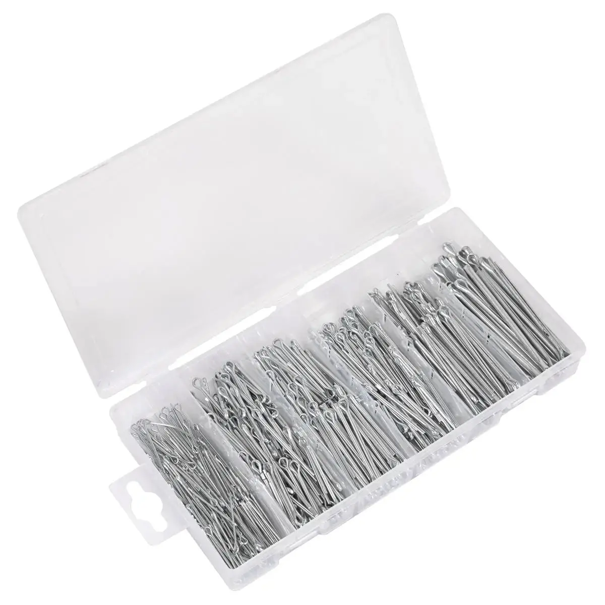 Sealey Split Pin Assortment 555Pc Small Sizes Metric & Imperial 1