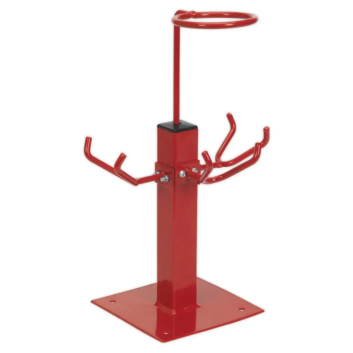 Sealey Spray Gun Holder Stand Heavy Duty 3 Gravity Feed Filter Ring Body Shop 1