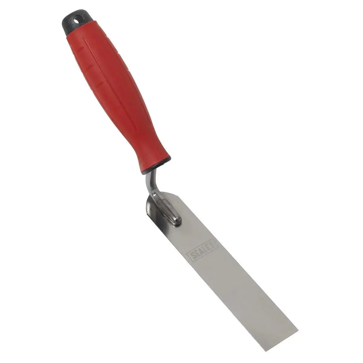 Sealey Stainless Steel Finishing Trowel - Rubber Handle - 30 X 160Mm 1