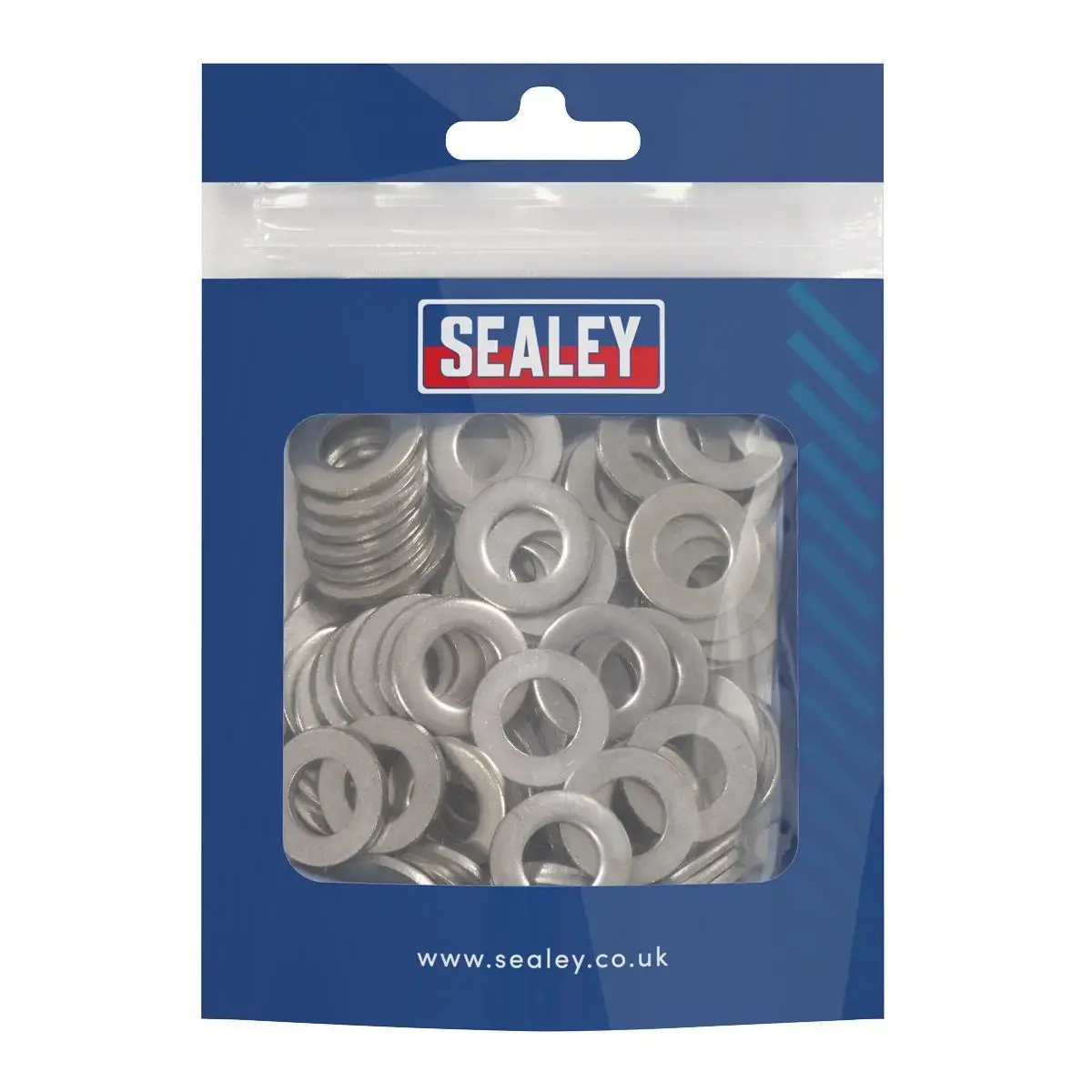 Sealey Stainless Steel Flat Washer Din 125 - M10 A2 - Pack Of 100 1