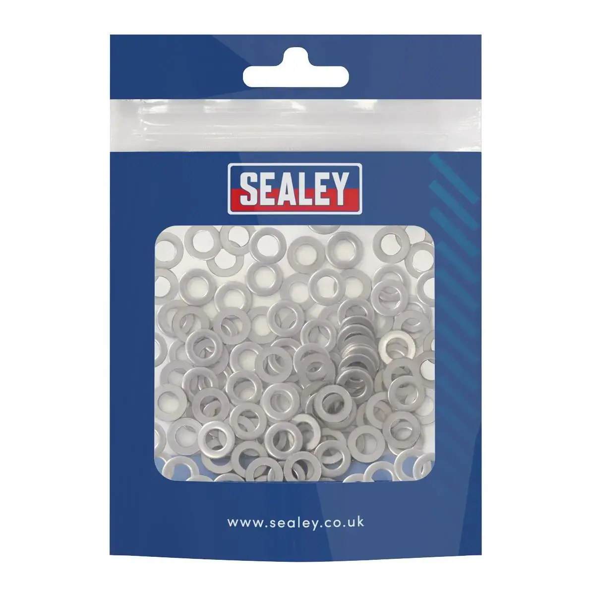 Sealey Stainless Steel Flat Washer Din 125 - M5 A2 - Pack Of 100 1
