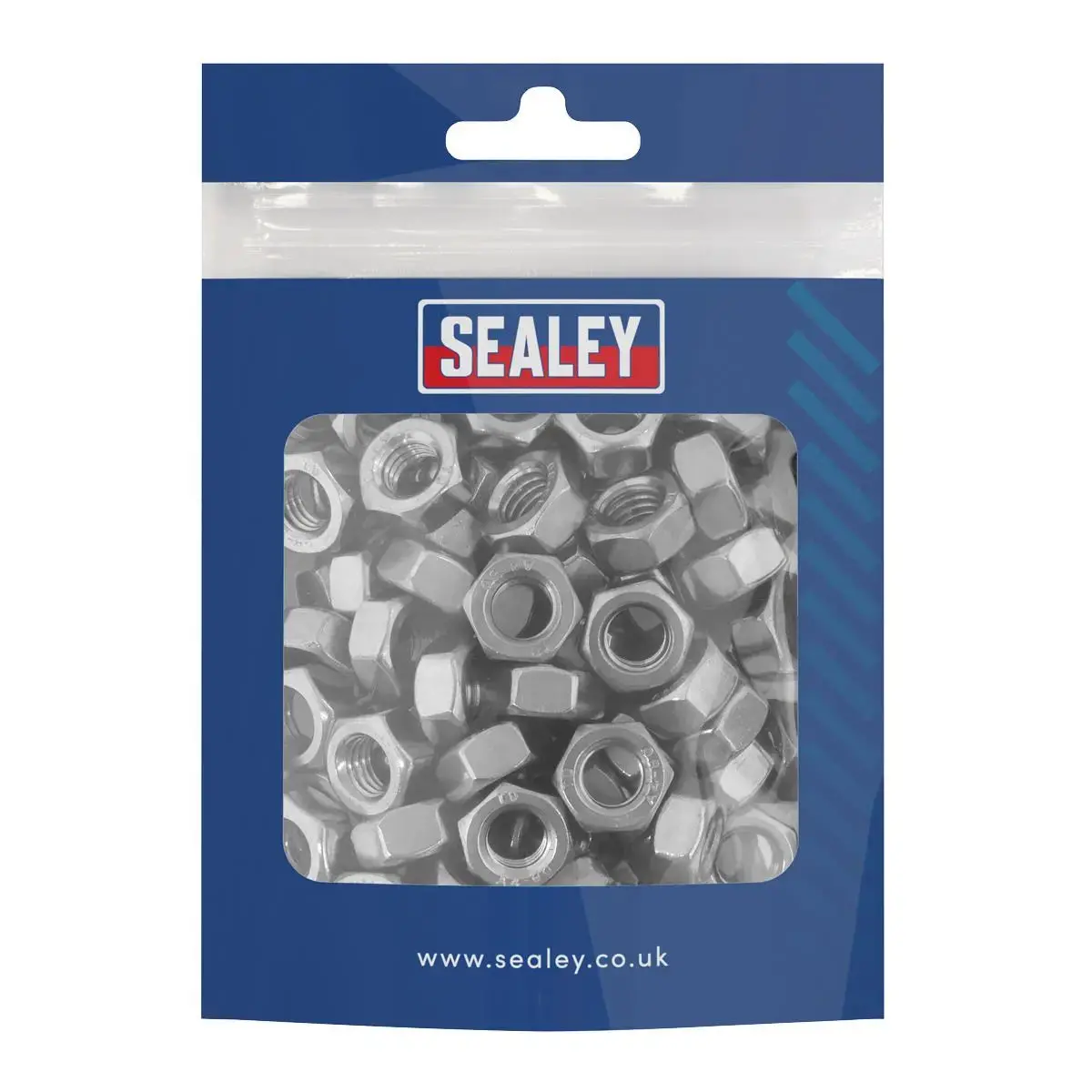 Sealey Stainless Steel Full Nut Din 934 – M8 X 1.25 Pitch - Pack Of 100 1