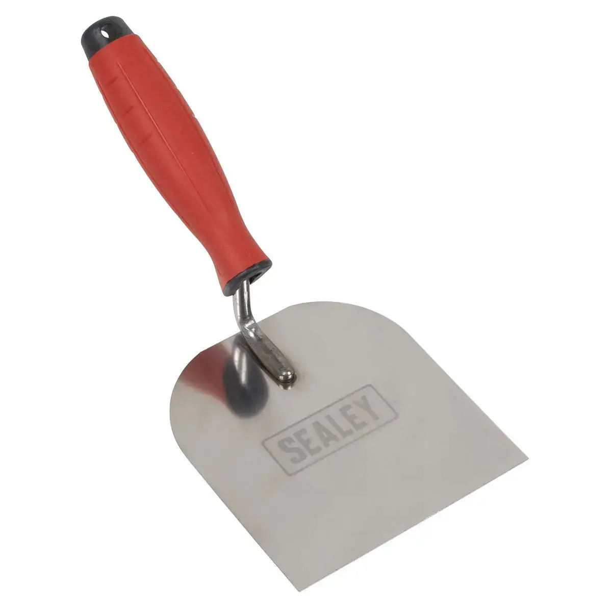 Sealey Stainless Steel Margin Trowel - Rubber Handle - 120Mm 1