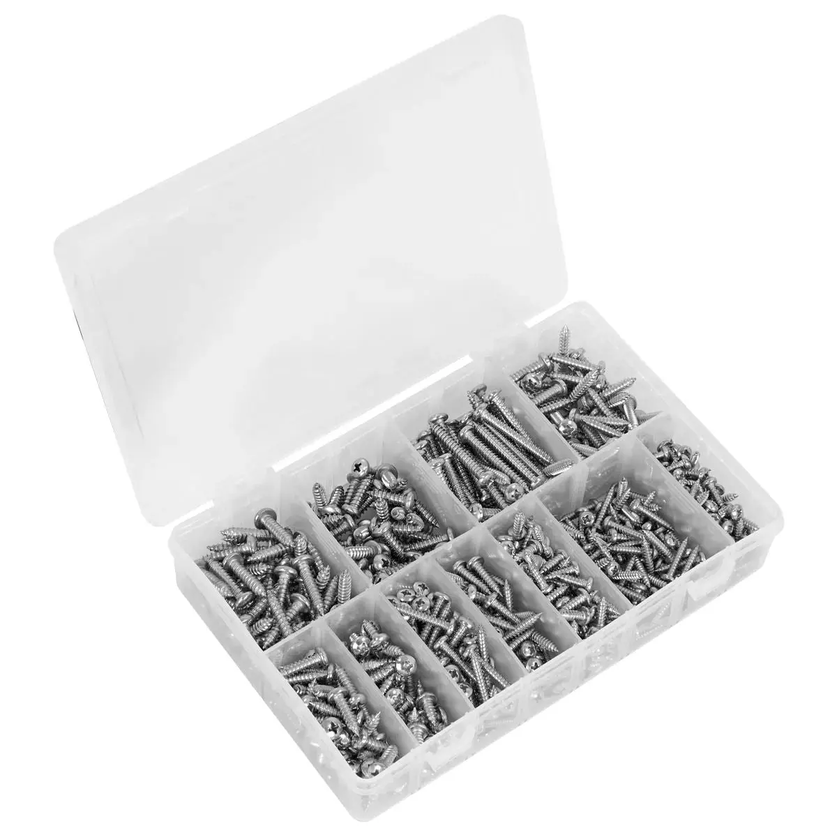 Sealey Stainless Steel Self-Tapping Screw Assortment 700Pc 1