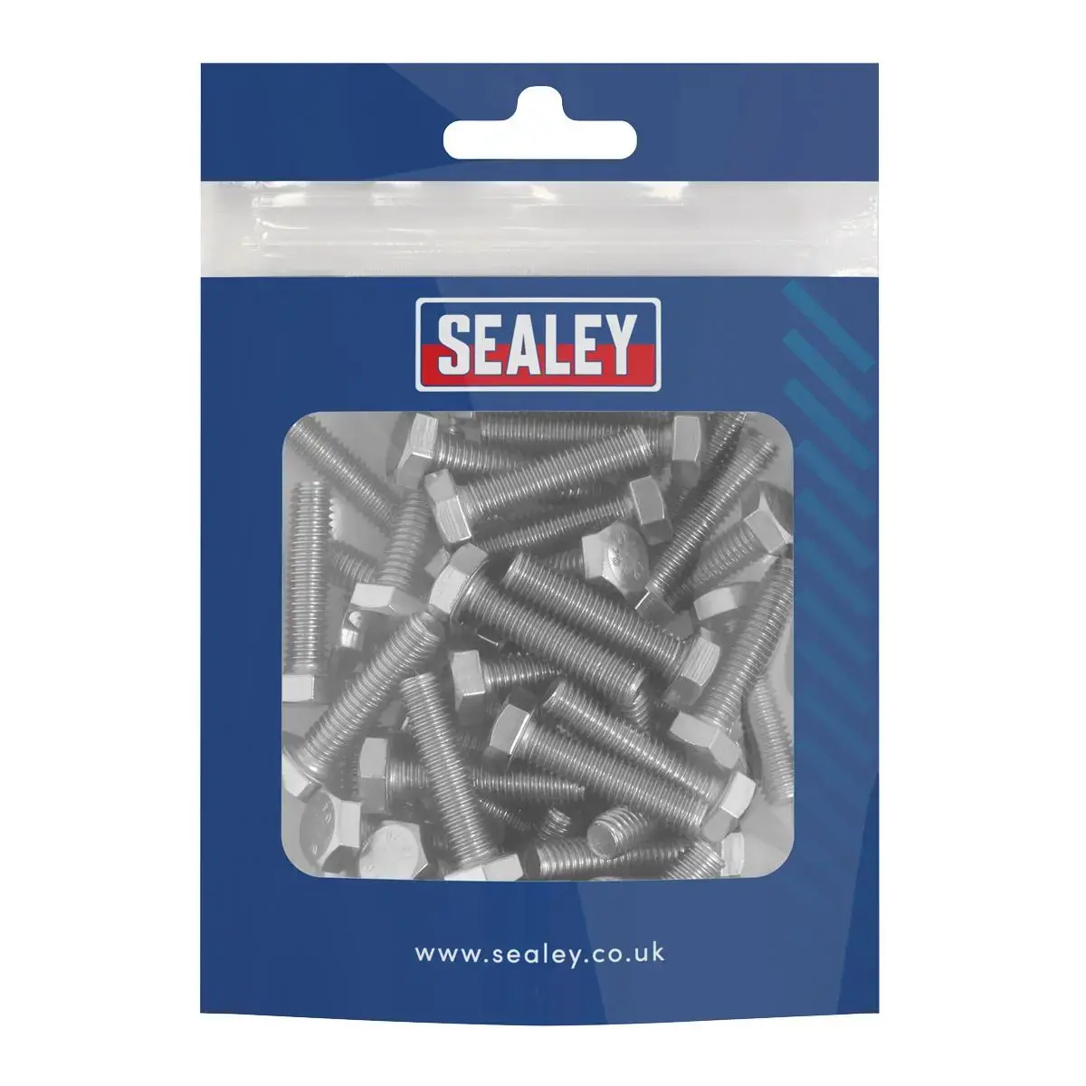 Sealey Stainless Steel Set Screw Din 933 – M6 X 25Mm 1.00Mm Pitch - Pack Of 50 1