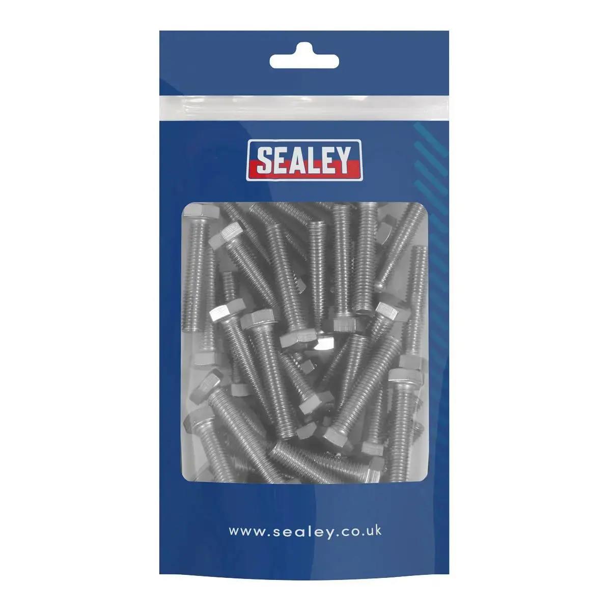 Sealey Stainless Steel Set Screw Din 933 – M8 X 1.25 Pitch - Pack Of 50 1