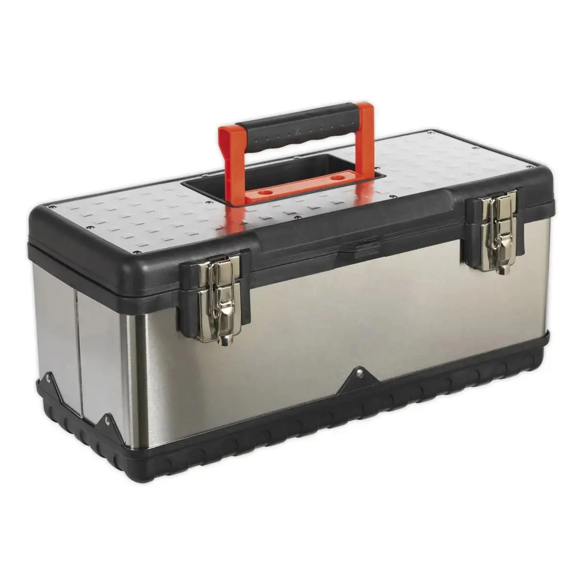 Sealey Stainless Steel Toolbox 505Mm With Tote Tray 1