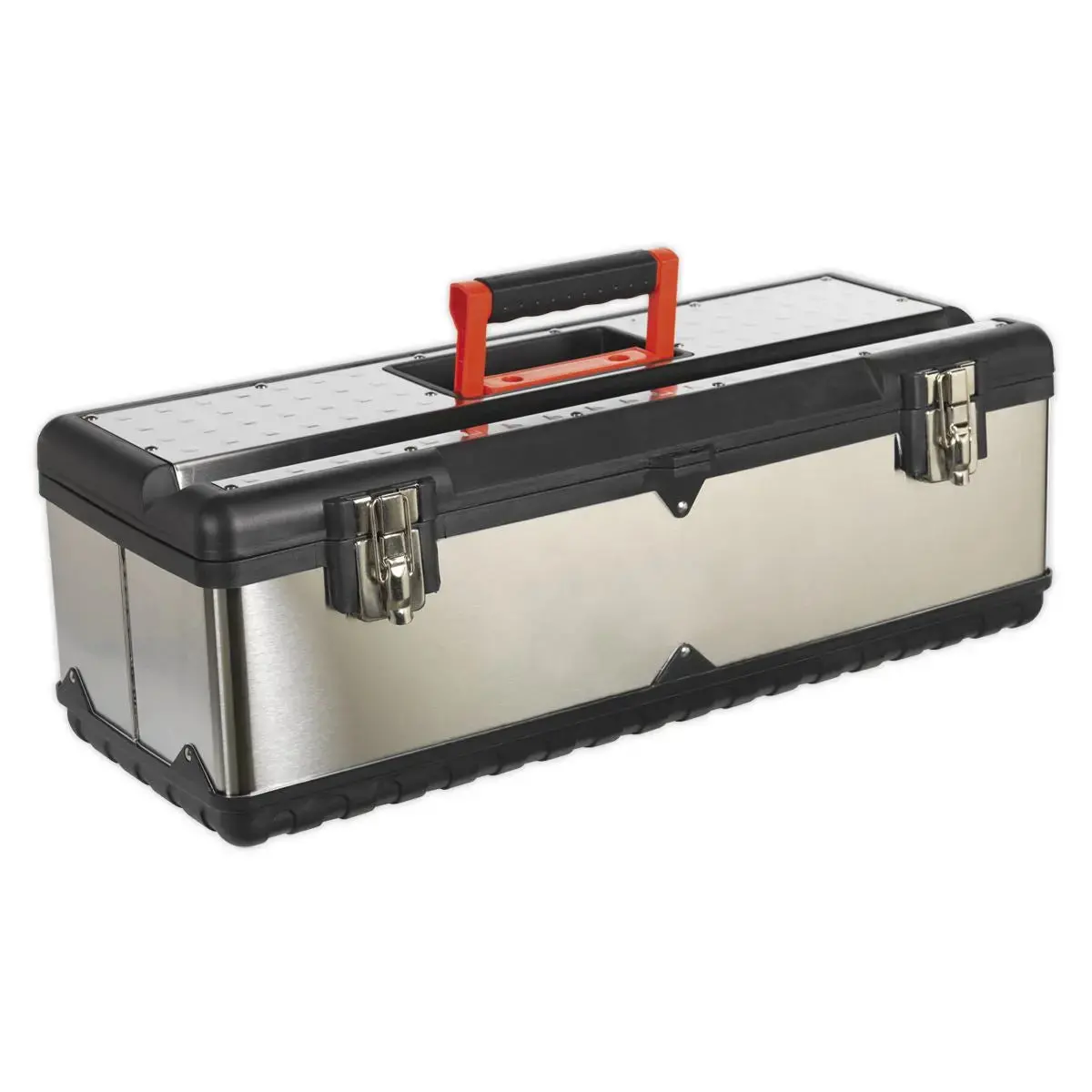 Sealey Stainless Steel Toolbox 660Mm With Tote Tray 1