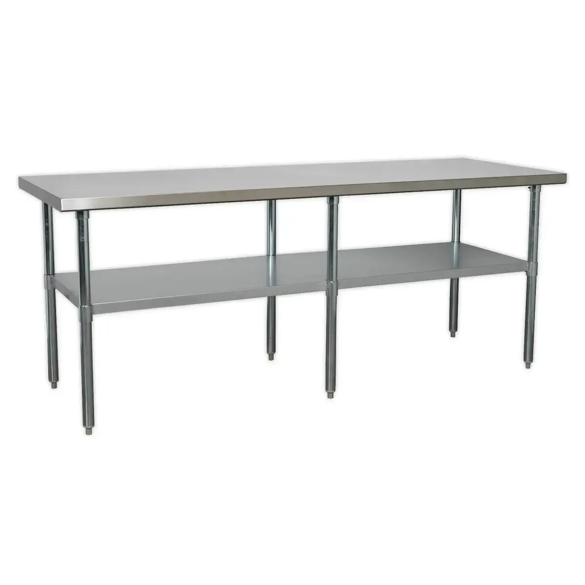 Sealey Stainless Steel Workbench 2.1M 1