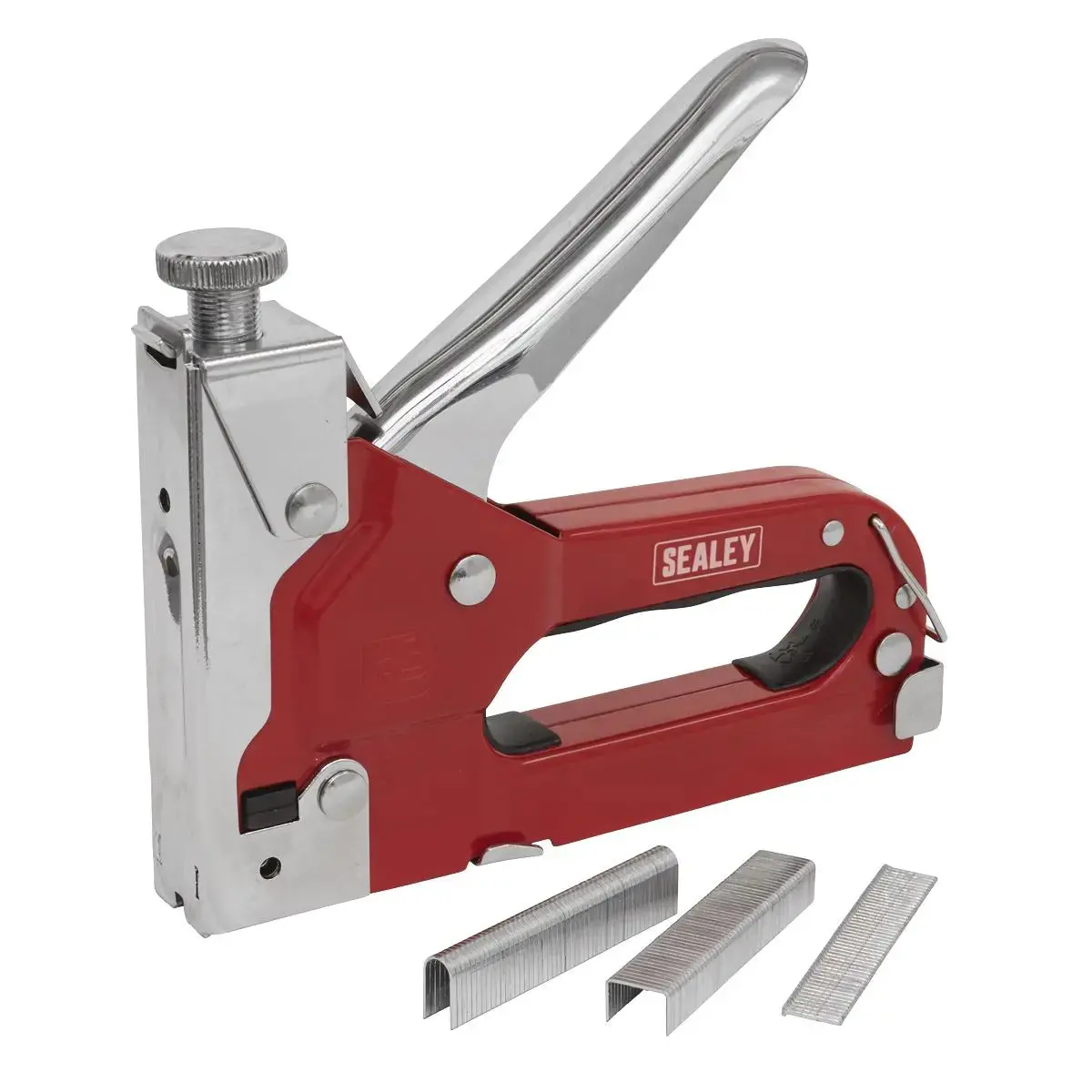 Sealey Staple & Brad Nail Gun Heavy-Duty 4-14Mm 1