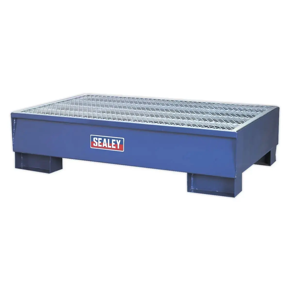 Sealey Steel Barrel Bund Spill Pallet 1340 X 800 X 335Mm 1